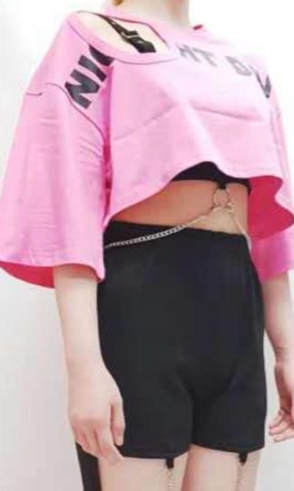 Pre-order: Pink Crop Top