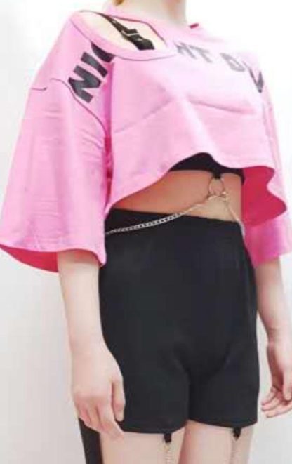 Pre-order: Pink Crop Top